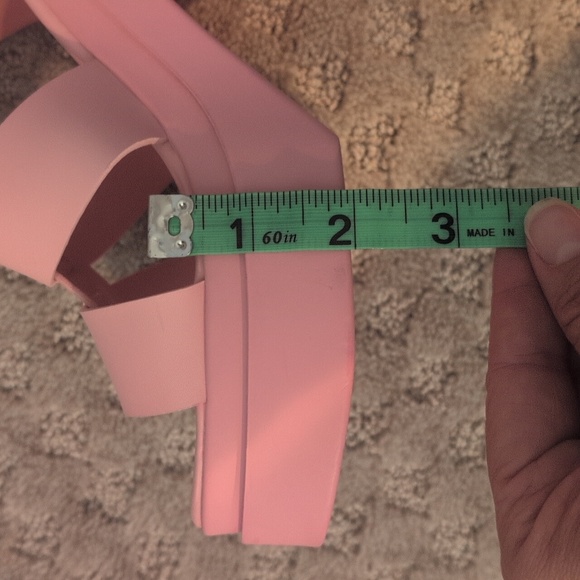 Pink Platform, Buckle, Chunky Heeled Sandals Steve Madden Size 7